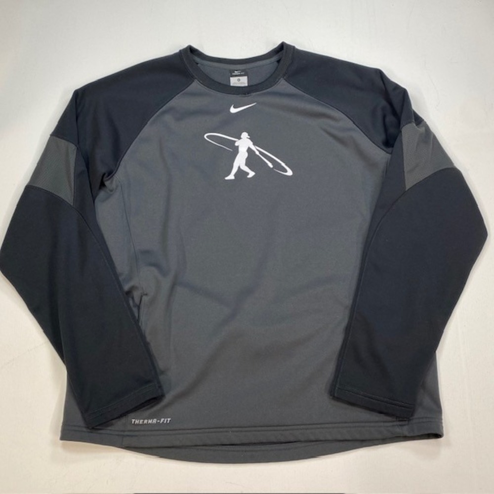 Nike Therma-FIT Ken Griffey Jr Swingman Sweatshirt Mens XL Charcoal Black